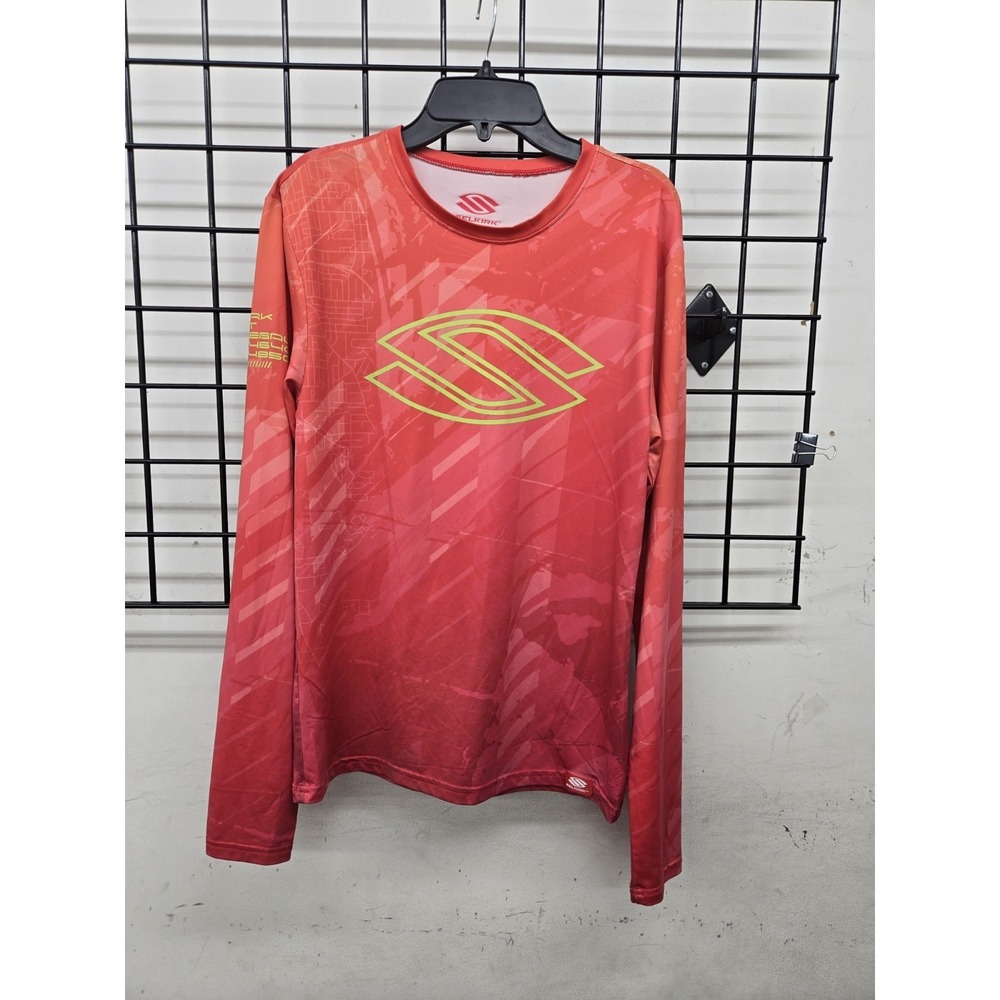 Selkirk Sport Performance Men's‎ Long Sleeve Pickleball Red Athletic Shirt XS